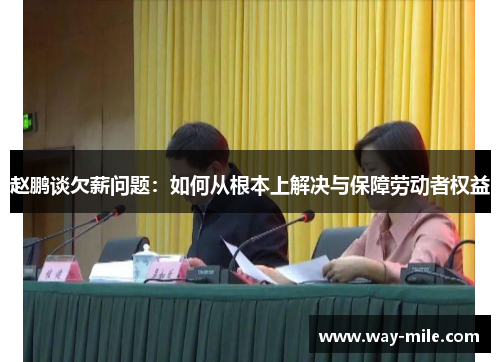 赵鹏谈欠薪问题：如何从根本上解决与保障劳动者权益